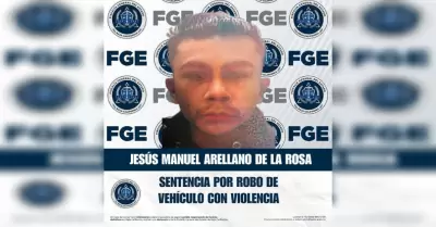 Sentencia de cinco aos y cuatro meses de prisin por robo de vehculo con viole