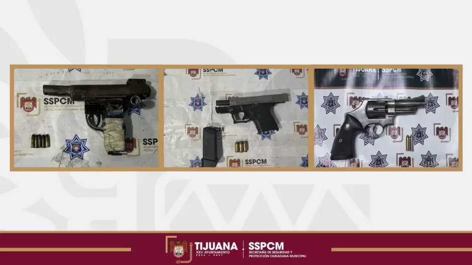 Detenidos en posesin de armas de fuego en distintos puntos de la ciudad