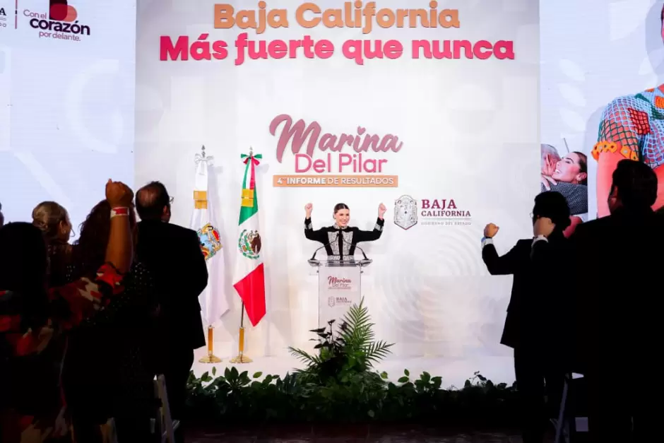 Gobernadora Marina del Pilar en Cuarto Informe