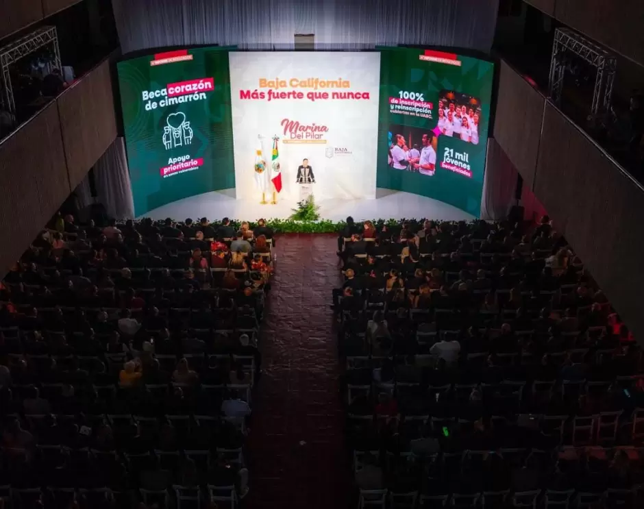 Gobernadora Marina del Pilar en Cuarto Informe