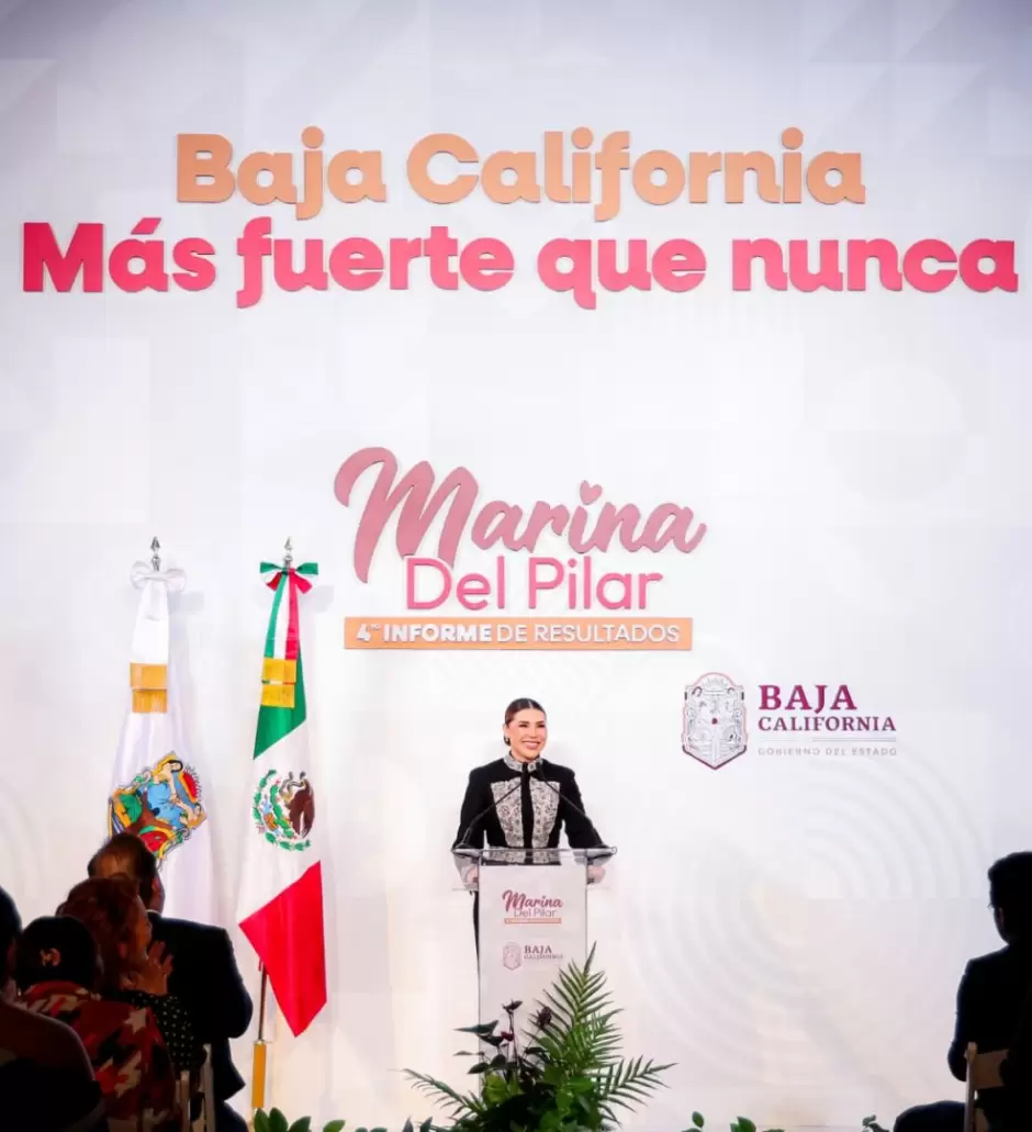 Gobernadora Marina del Pilar en Cuarto Informe