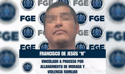 Acusado de allanamiento de morada y violencia familiar