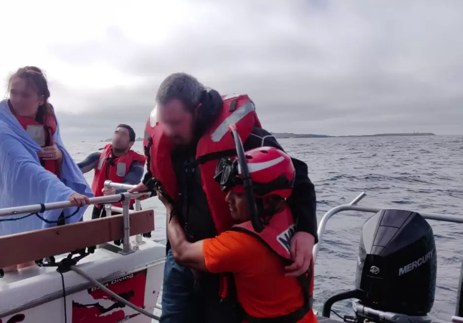 Marina realiza evacuacin mdica de tripulante en embarcacin turstica en Ensenada