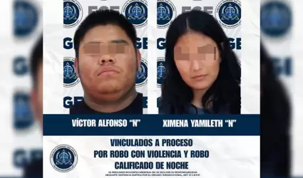 Vinculados a proceso por robo con violencia a conductor de plataforma