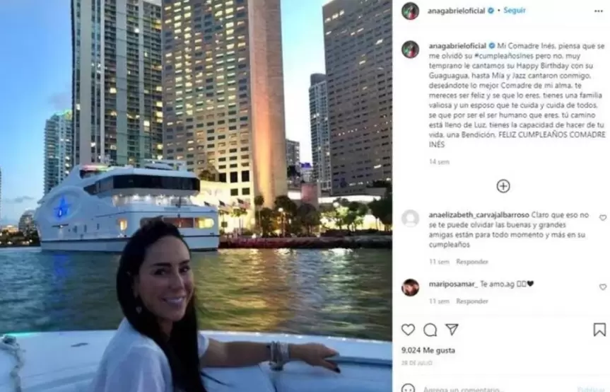 Ana Gabriel junto a Ins Gmez Mont