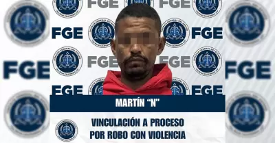 Vinculado a proceso por robo con violencia
