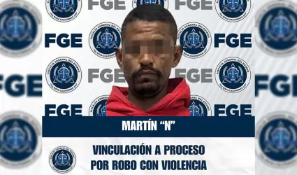 Vinculado a proceso por robo con violencia