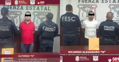 Detenidos con droga en Mexicali