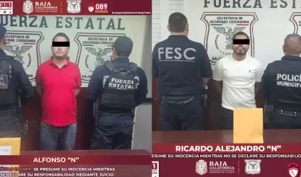 Detenidos con droga en Mexicali