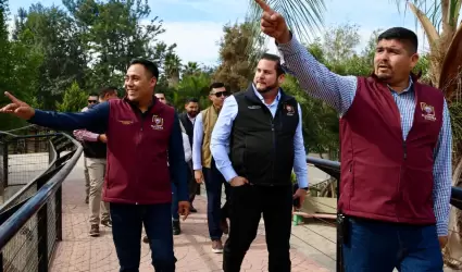 Recorre Ismael Burgueo Ruiz el Parque Morelos