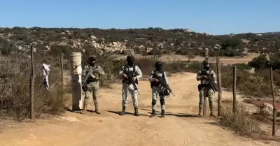 Aseguran armamento en Baja California