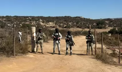 Aseguran armamento en Baja California