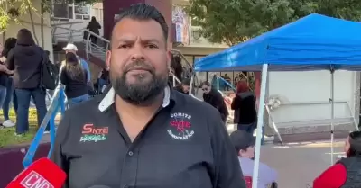 Integrante CNTE en Tijuana