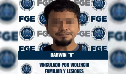 Vinculado a proceso por violencia familiar y lesiones