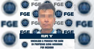 Vinculado a proceso por incendio de dos patrullas de la Polica Municipal