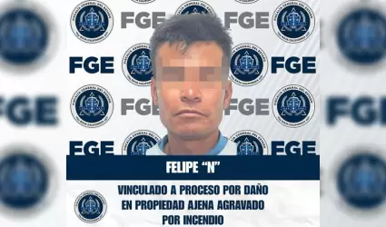 Vinculado a proceso por incendio de dos patrullas de la Polica Municipal