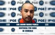 Sentenciado a cuatro aos y cuatro meses de prisin por robo de vehculo