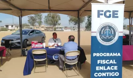 Fiscal Enlace Contigo en la Jornada por la Paz