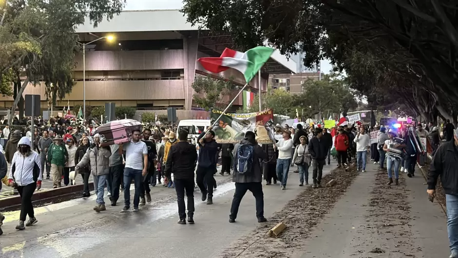 "Generacin Z" lidera reclamo de justicia en Tijuana