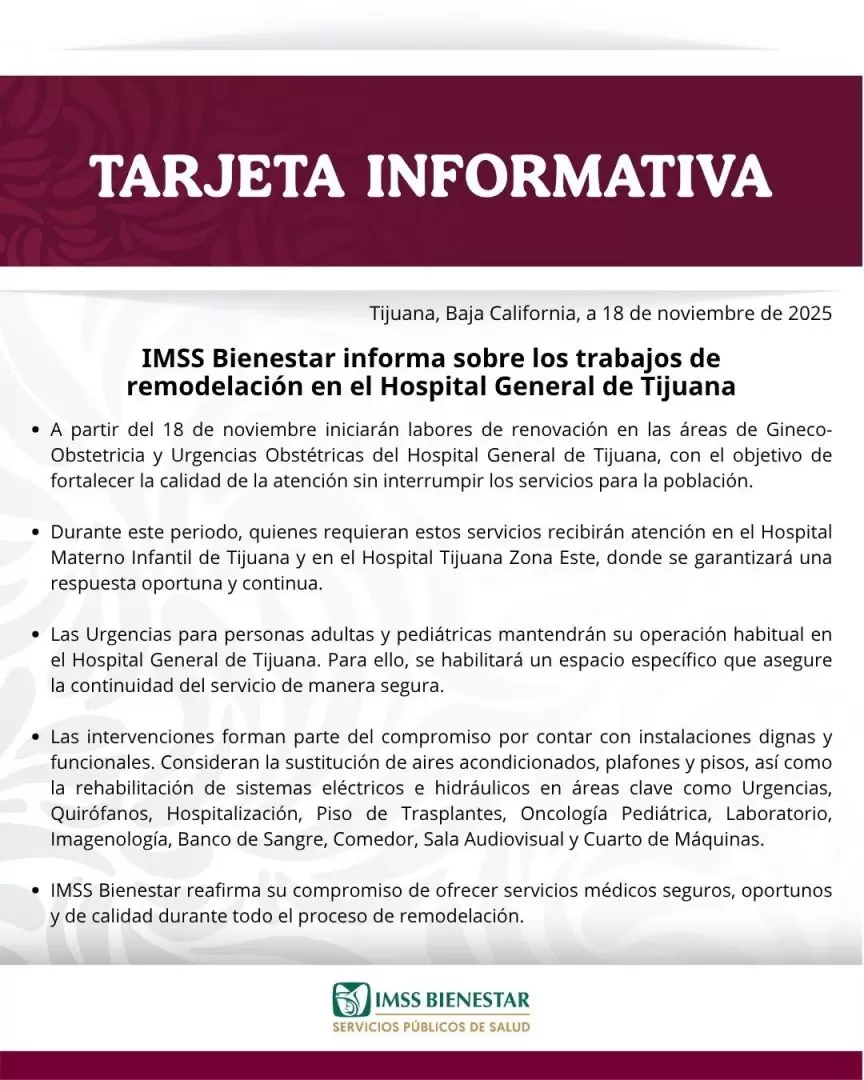 Tarjeta informativa