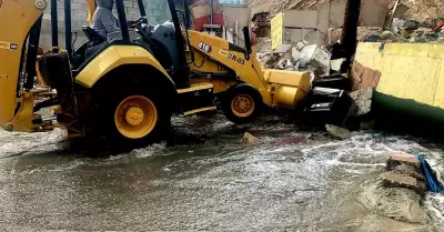 Monitorean desarenadores y zonas de riesgo tras lluvias registradas en Tijuana