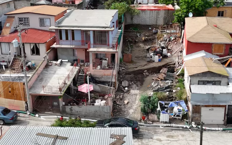 Deslizamiento en la Snchez Taboada