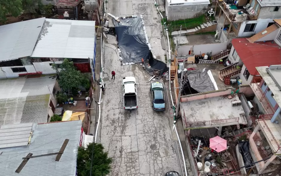 Deslizamiento en la Snchez Taboada