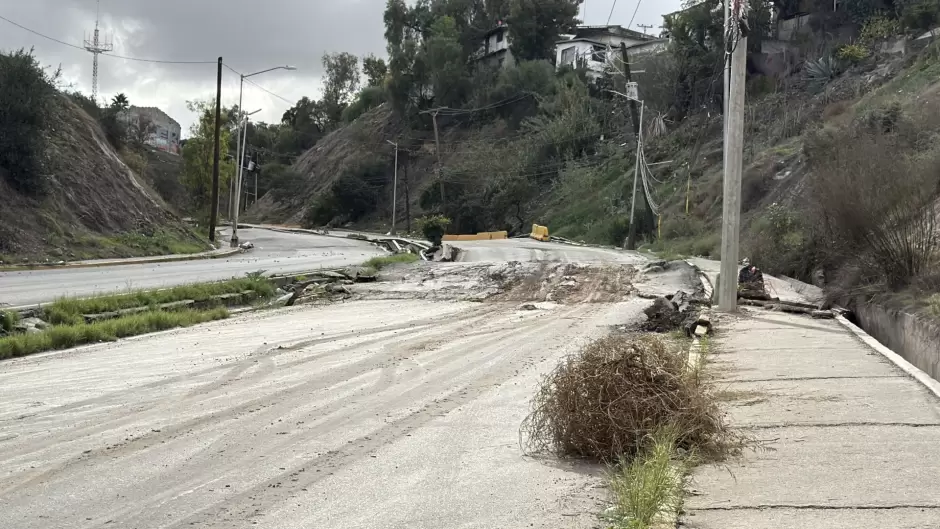 Deslizamiento en la Snchez Taboada