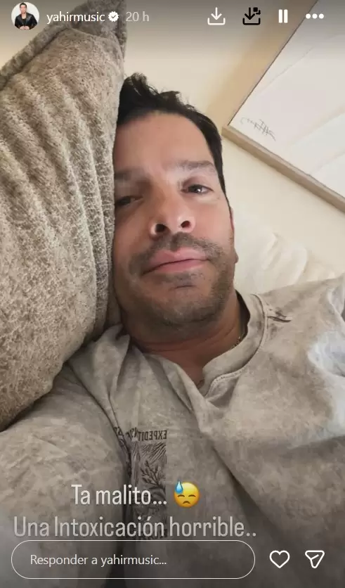 Yahir sufre fuerte intoxicacin