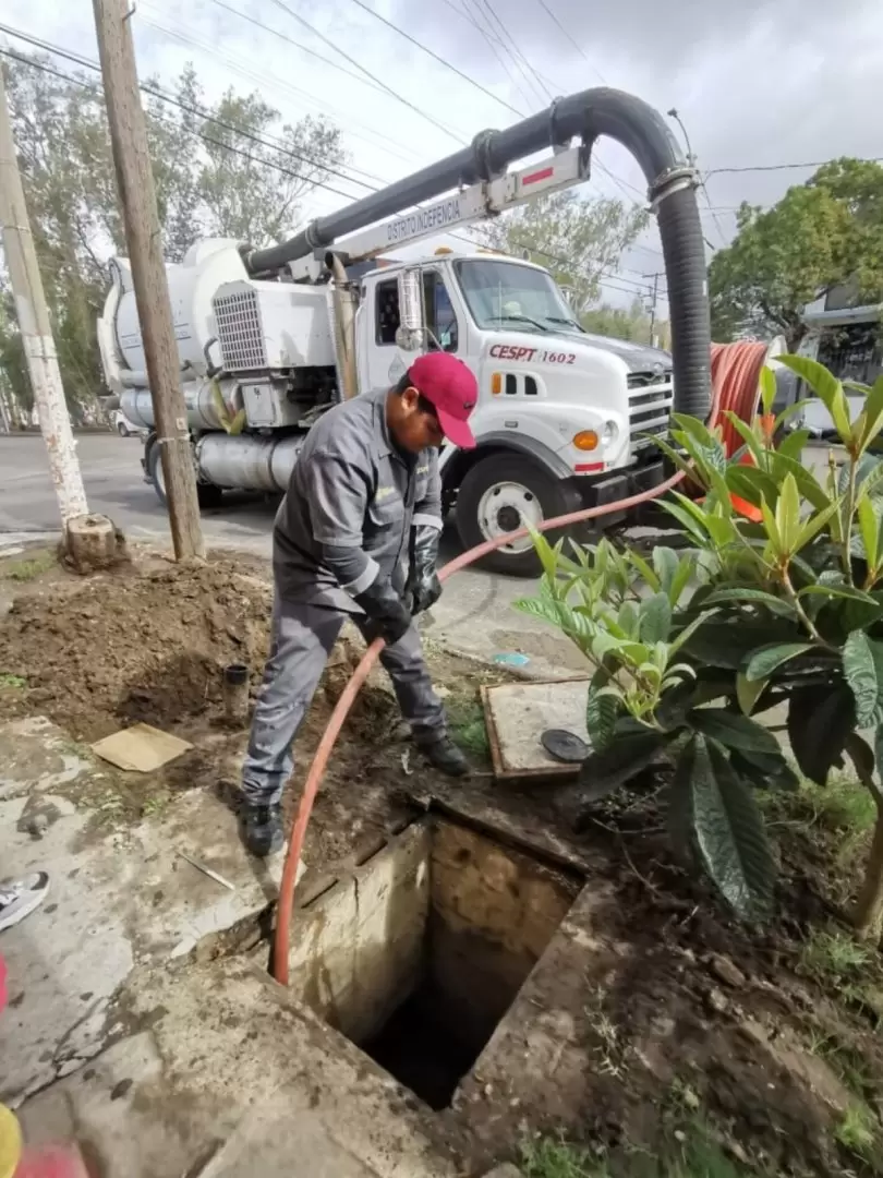 Trabajos de desazolve en Tijuana
