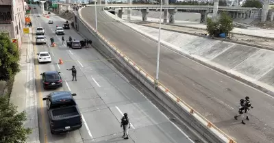 Baleado por no detenerse en El Chaparral habra venido huyendo tras cometer agre