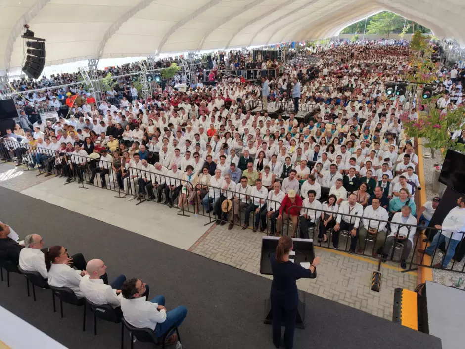 Claudia Sheinbaum invita al Zcalo el 6 de diciembre al inaugurar Hospital General de Especialidades No. 13 del IMSS