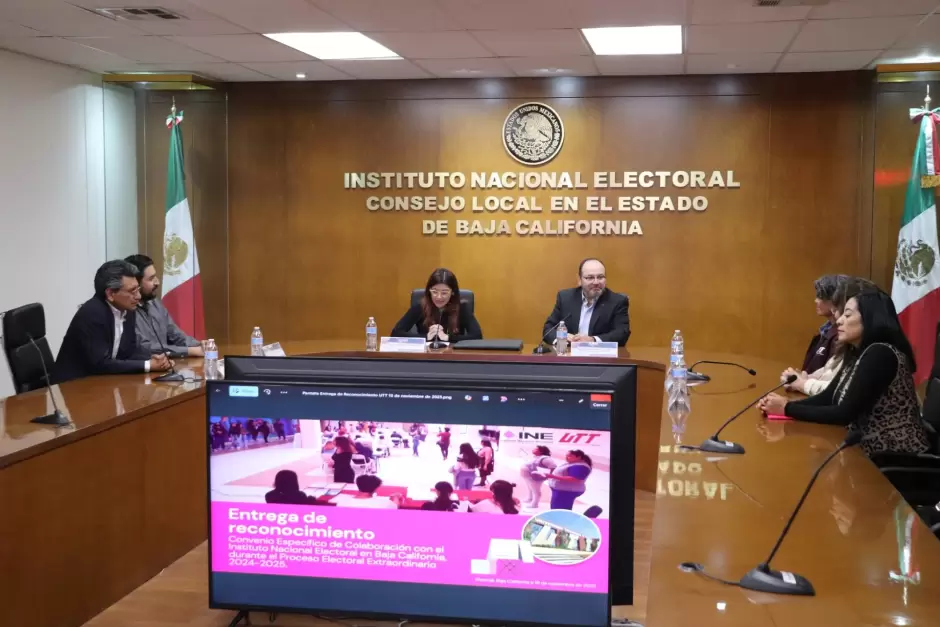 Reconocen a la Universidad Tecnológica de Tijuana por su compromiso democrático