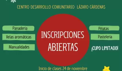 Talleres navideos en Centro de Desarrollo Comunitario de Lzaro Crdenas