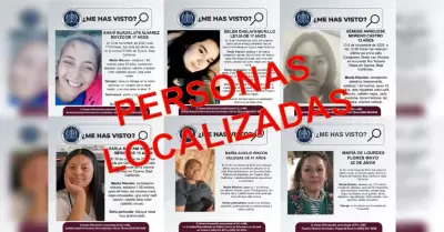 Personas localizadas