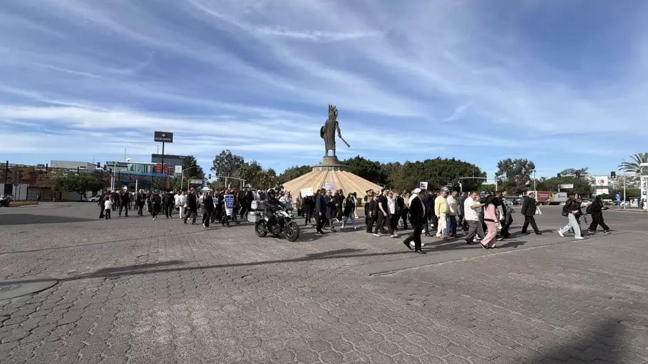 Abogados de Tijuana marchan tras asesinato de colega