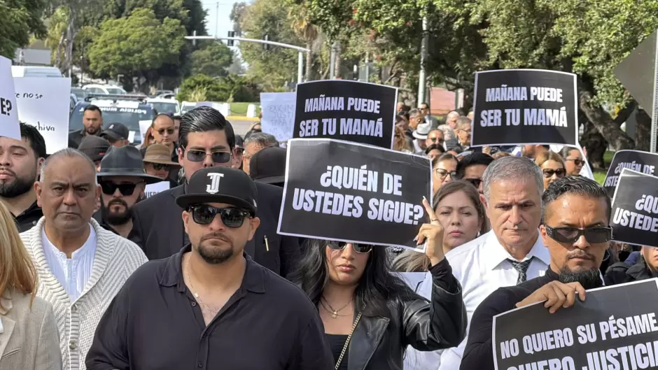 Abogados de Tijuana marchan tras asesinato de colega