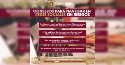 Recomendaciones para navegar en redes sociales de forma segura.