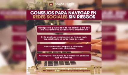 Recomendaciones para navegar en redes sociales de forma segura.