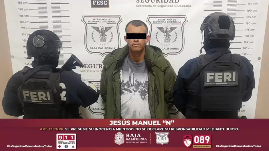 Detenidos con mandatos judiciales vigentes en Baja California
