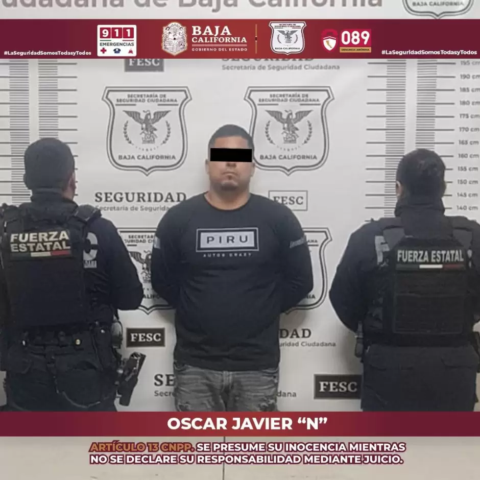 Detenidos con mandatos judiciales vigentes en Baja California