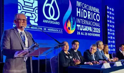 Inaugura secretario del Agua el IV Foro Juvenil Hdrico Internacional 2025