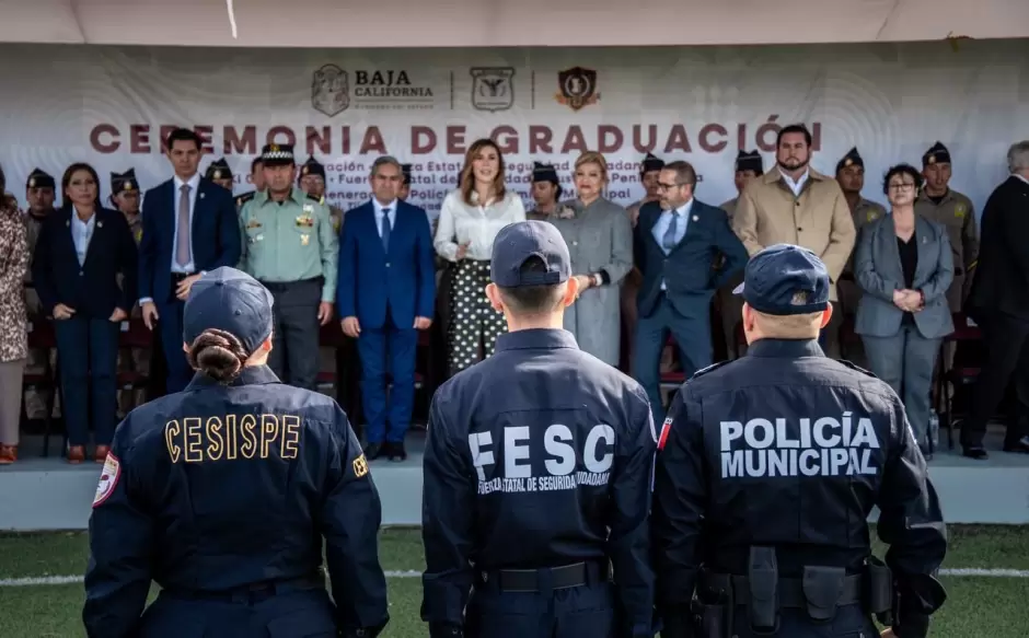 Ceremonia de Graduacin de nuevos elementos policiacos