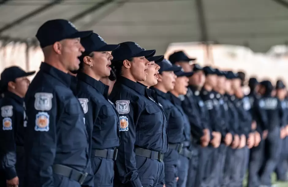 Ceremonia de Graduacin de nuevos elementos policiacos