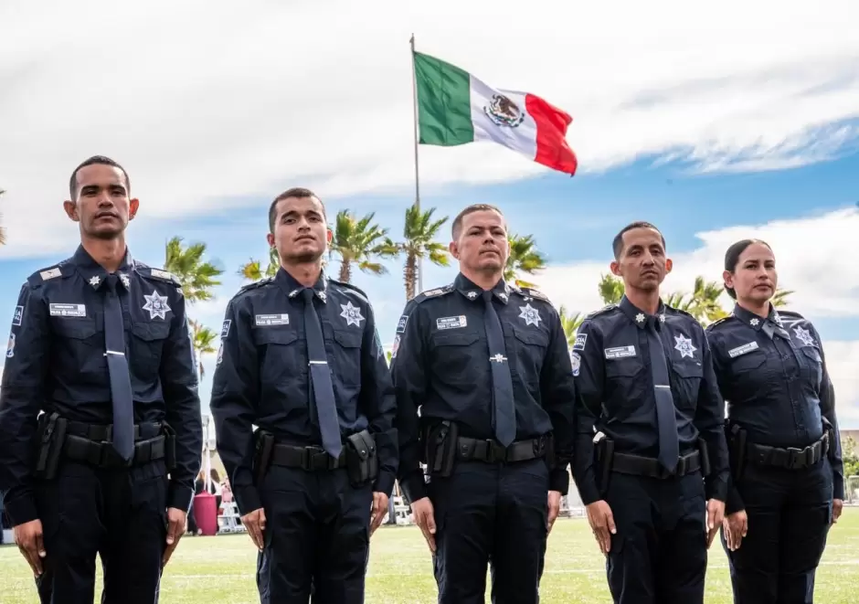 Ceremonia de Graduacin de nuevos elementos policiacos
