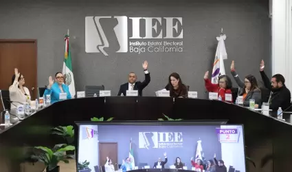 Celebra Consejo General del IEEBC su 11. sesin ordinaria