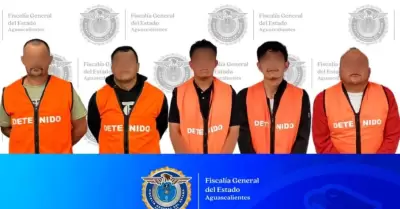 Detenidos en Aguascalientes