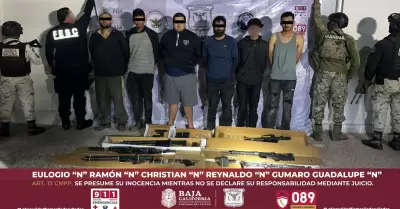 Detencin de seis hombres armados en Playas de Rosarito