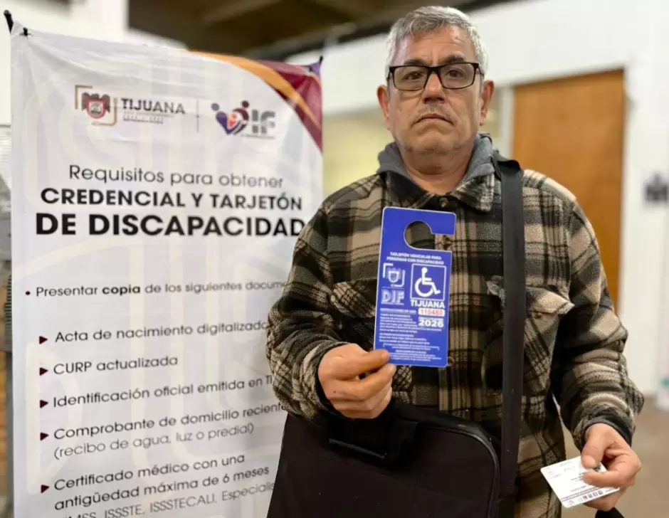 Renovacin de engomado 2026 del tarjetn de discapacidad