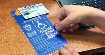 Renovacin de engomado 2026 del tarjetn de discapacidad